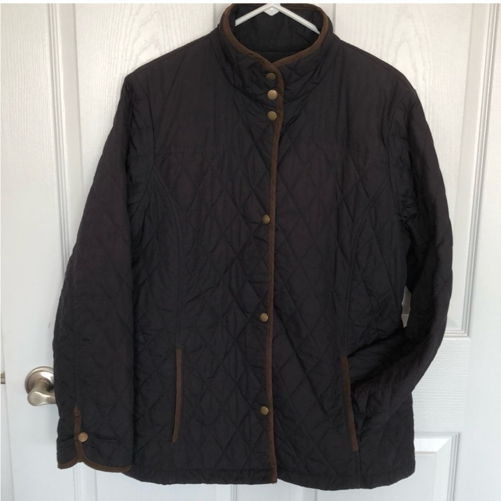 Gorgeous Lands End quilted jacket